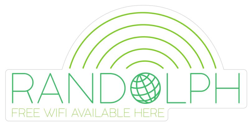 Free Wifi Window Sticker