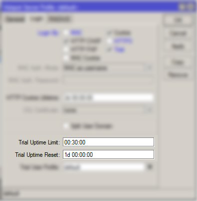 Device Administration screen showing available settings